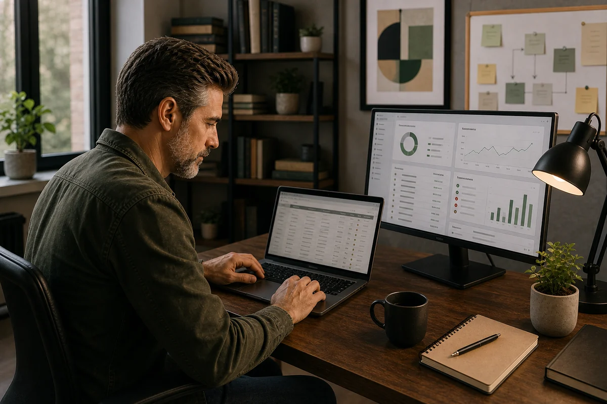 Shopify collection architecture planning desk with category and product notes.
